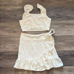 Pink Lily Matching Skirt and Tank